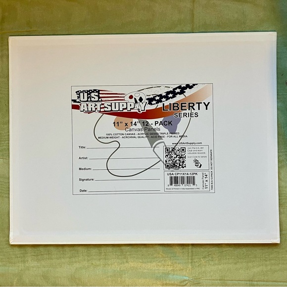 Acrylic Forest Landscape Painting, 11x14" - Picture 3 of 3